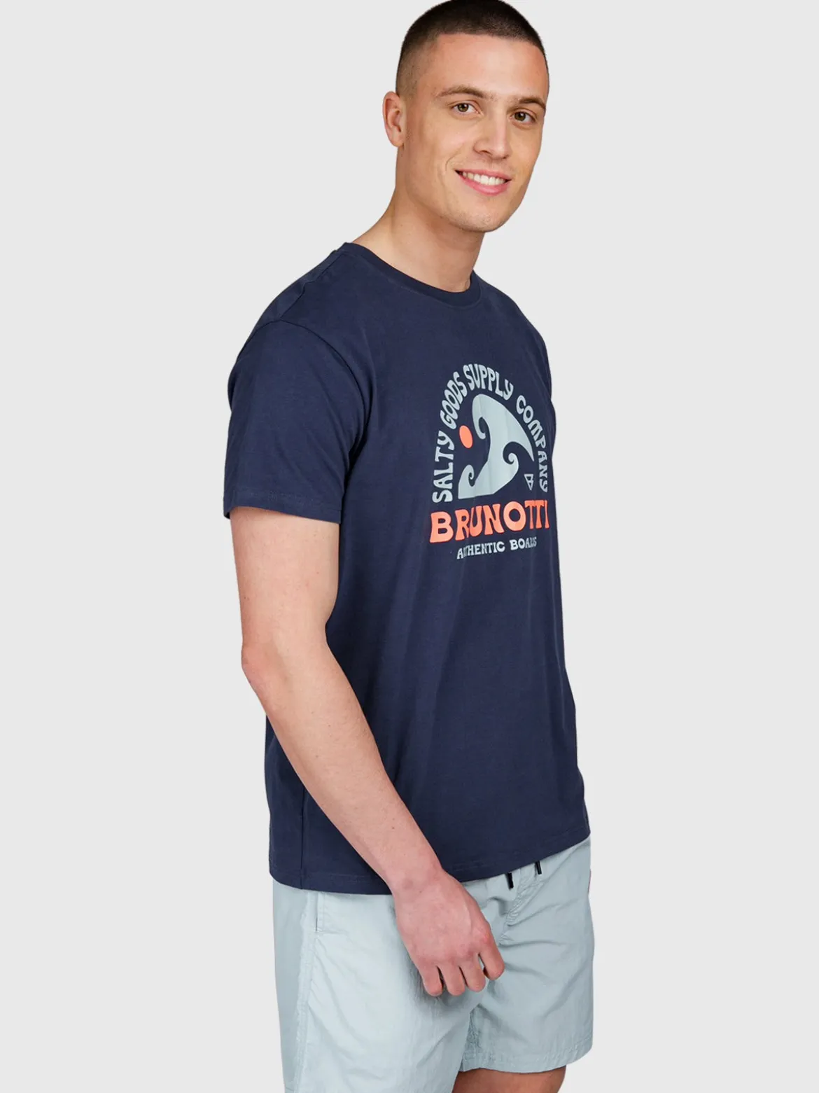 Leeway Men T-shirt | Indigo Blue