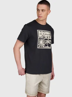 Leeway Men T-shirt | Zwart