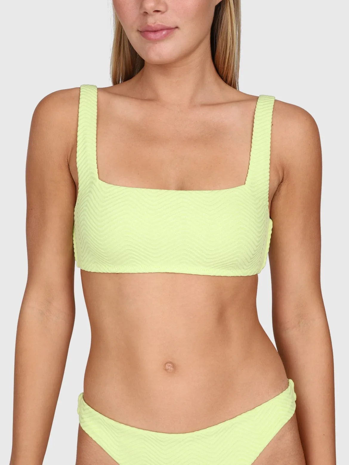 Lillio-Chevron Dames Bikini | Daiquiri Green
