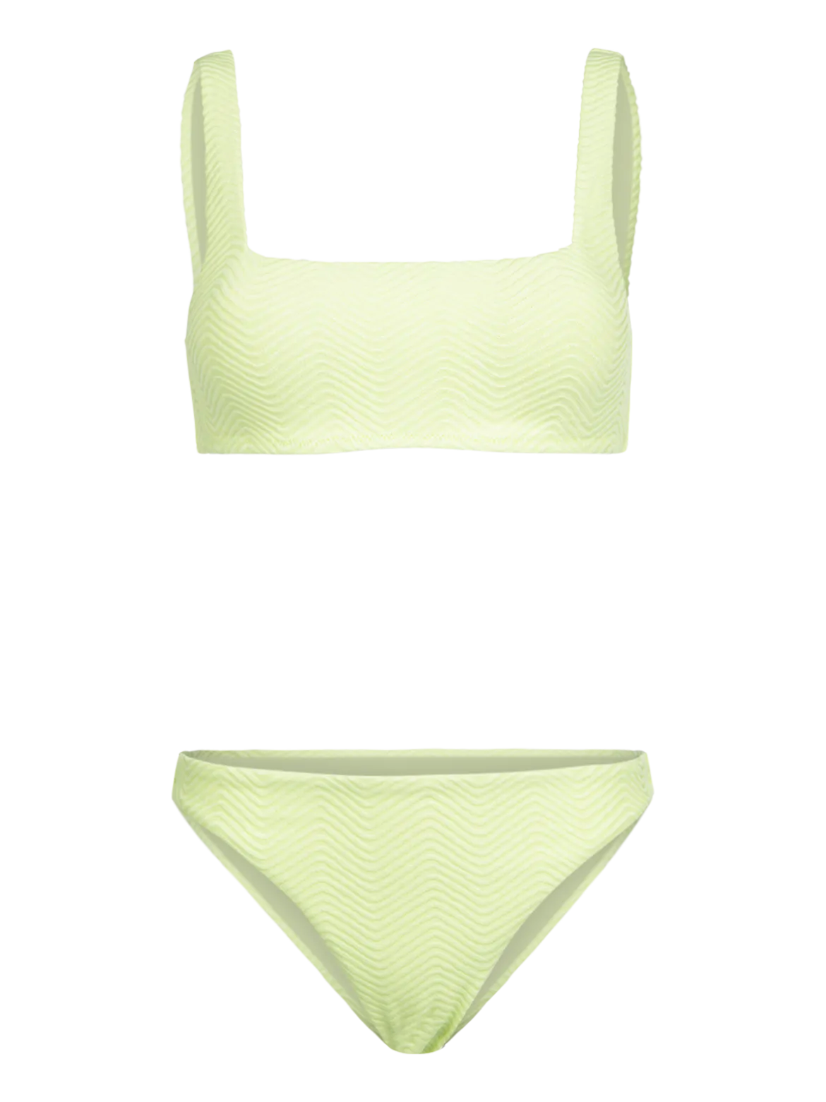 Lillio-Chevron Dames Bikini | Daiquiri Green