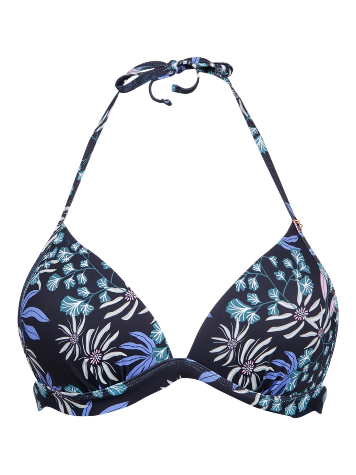 Lisselot-Print Dames Bikini Top | Zwart