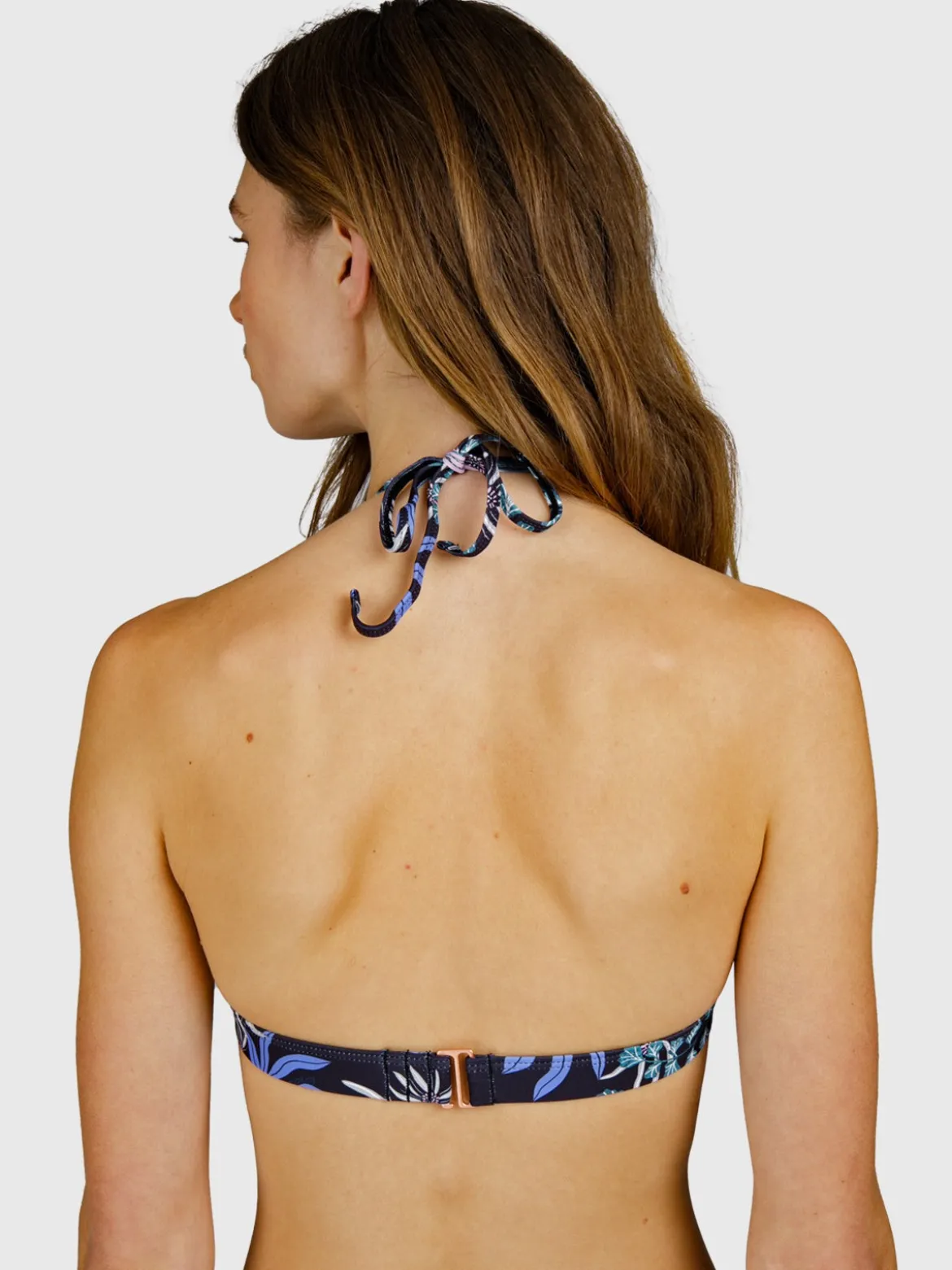 Lisselot-Print Dames Bikini Top | Zwart