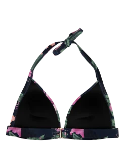 Lisselot-Tropicana Dames Halter Bikini Top | Indigo Blue