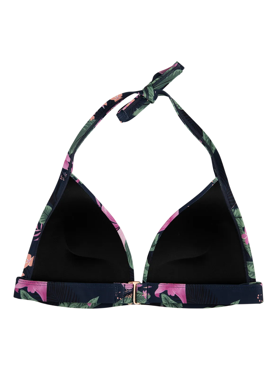 Lisselot-Tropicana Dames Halter Bikini Top | Indigo Blue