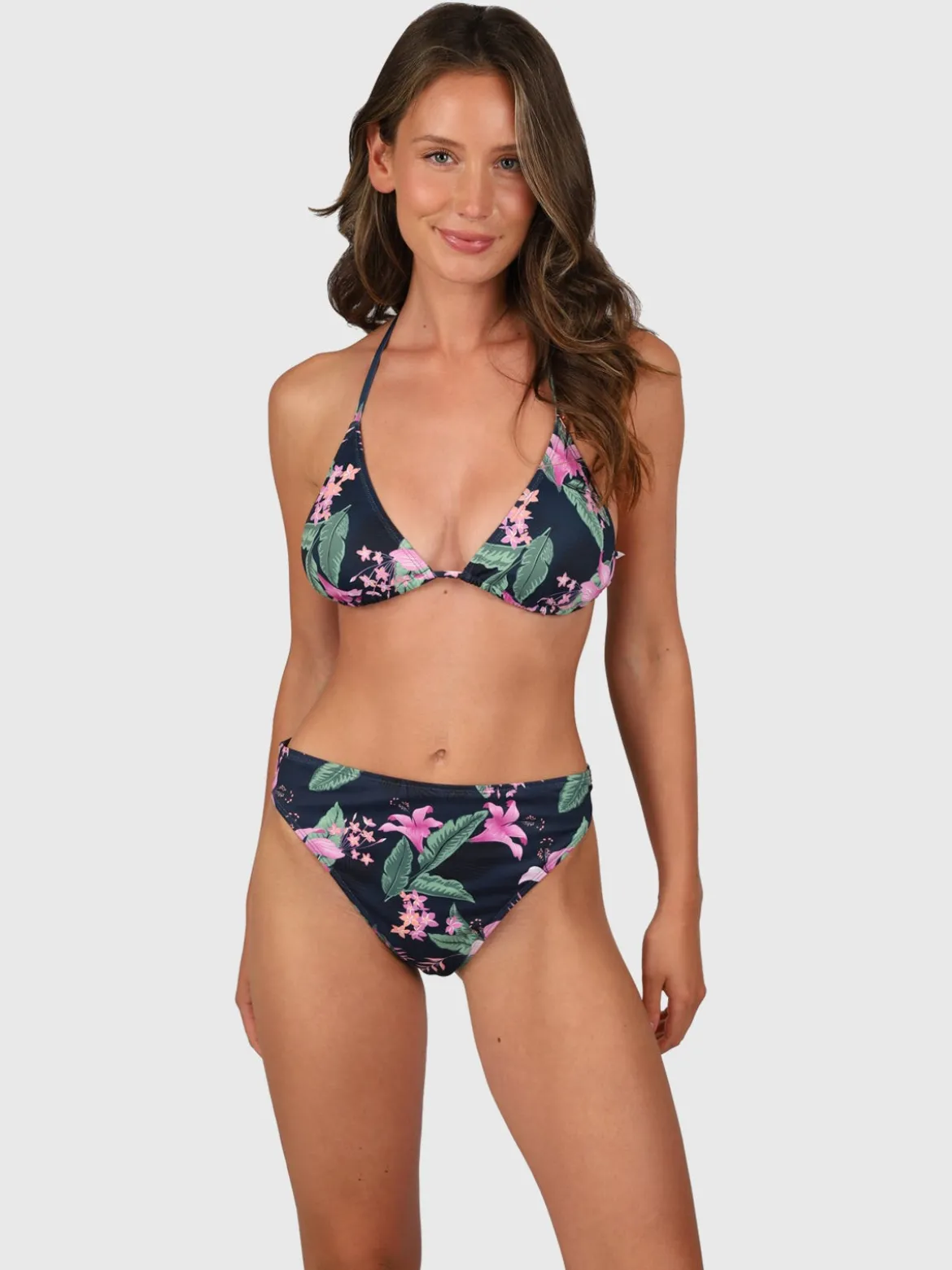 Lollypop-Tropicana Dames Triangel Bikini Set | Indigo Blue