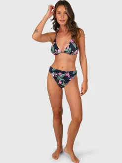 Lollypop-Tropicana Dames Triangel Bikini Set | Indigo Blue