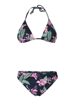 Lollypop-Tropicana Dames Triangel Bikini Set | Indigo Blue