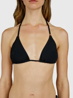 Lolly-Rib Dames Bikini | Zwart