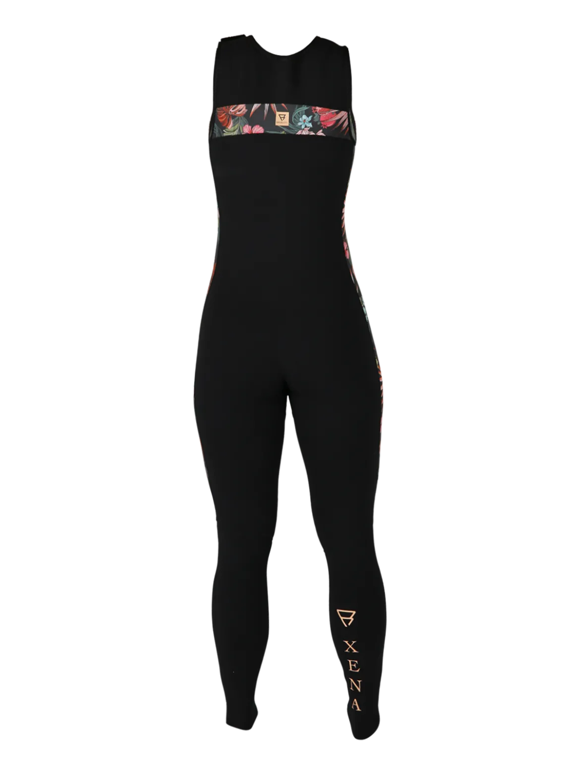 Long Jane 2mm Dames Wetsuit | Zwart + Rood