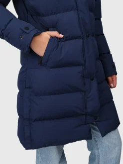Madwell Dames Puffer Jas | Indigo Blue