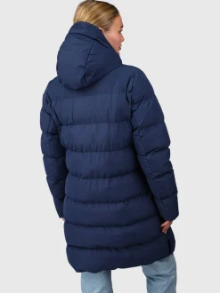 Madwell Dames Puffer Jas | Indigo Blue
