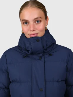 Madwell Dames Puffer Jas | Indigo Blue