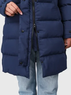 Madwell Dames Puffer Jas | Indigo Blue