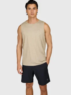 Malaku-Slub Heren Singlet | Chinchilla