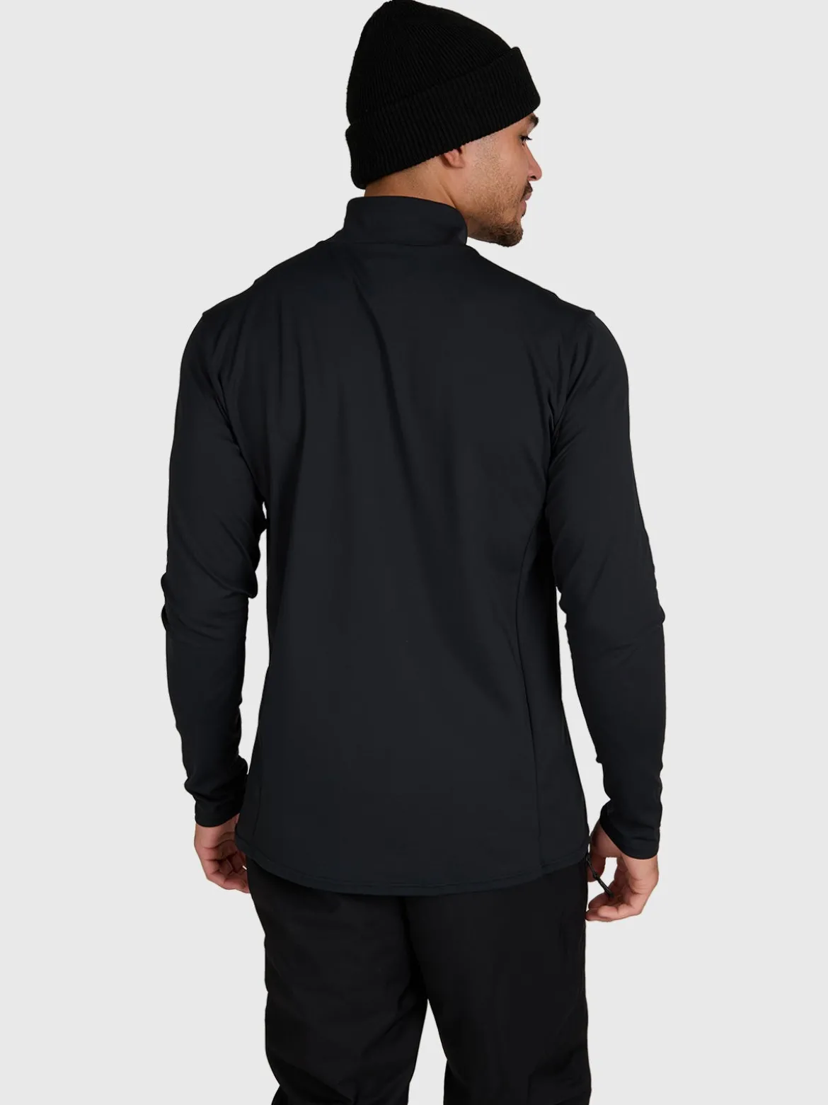Mano-Zip Men Snow Fleece | Black