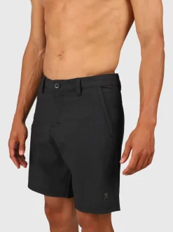 Marret Heren Hybrid Shorts | Licht Zwart