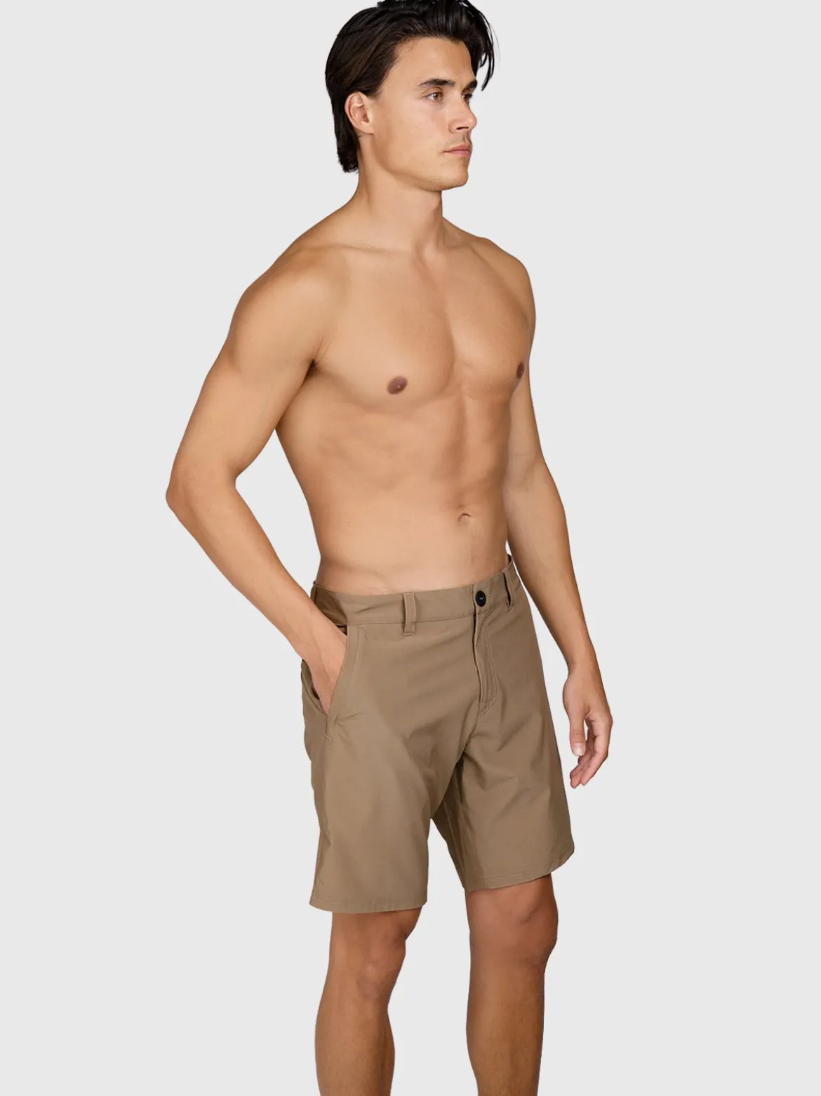 Marret Heren Hybrid Shorts | Shitake