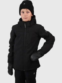Marsaly-N Jongens Softshell Jas | Zwart