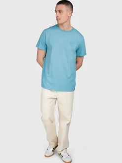 Mattey Heren T-shirt | Adriatic Blue