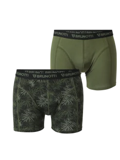 Mees 2-Pack Heren Boxershorts | Groen