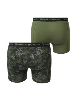 Mees 2-Pack Heren Boxershorts | Groen