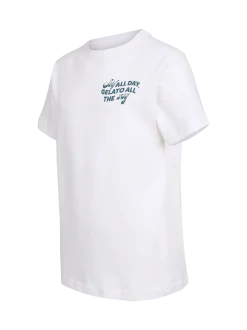 Mennoly Jongens T-shirt | Snow