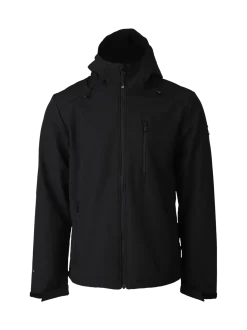 Mib-N Heren Softshell Jas | Zwart