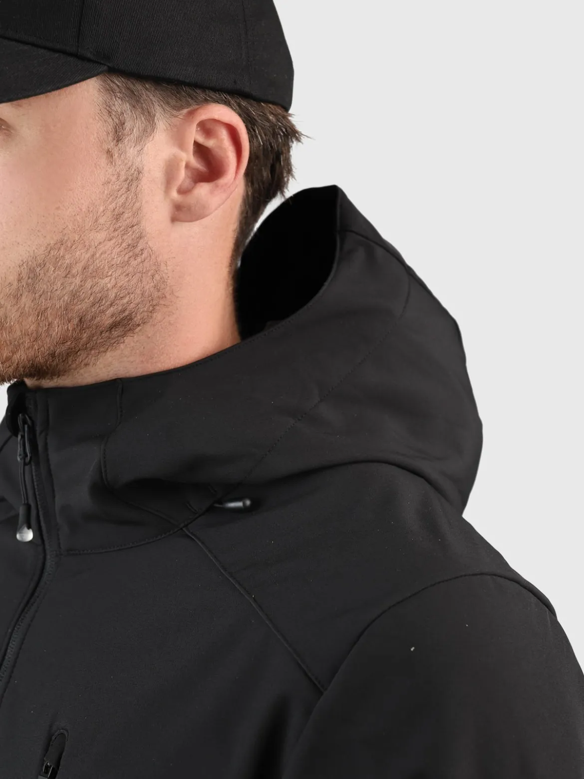 Mib-N Heren Softshell Jas | Zwart