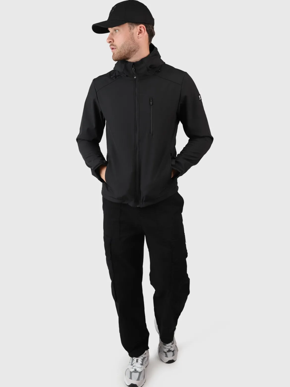 Mib-N Heren Softshell Jas | Zwart