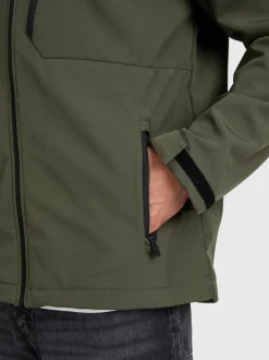 Mick Men Softshell Jacket | Deep Green