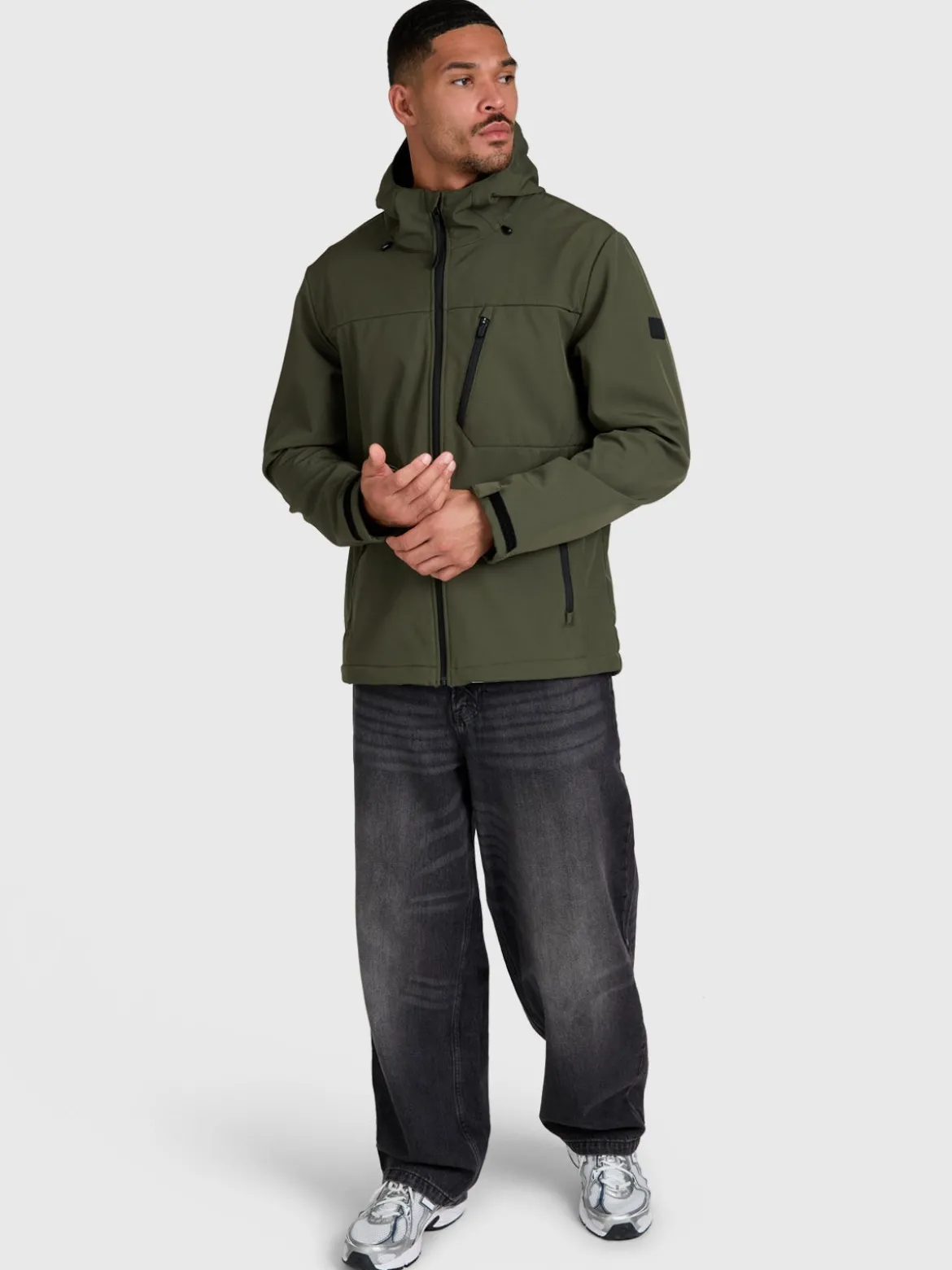 Mick Men Softshell Jacket | Deep Green