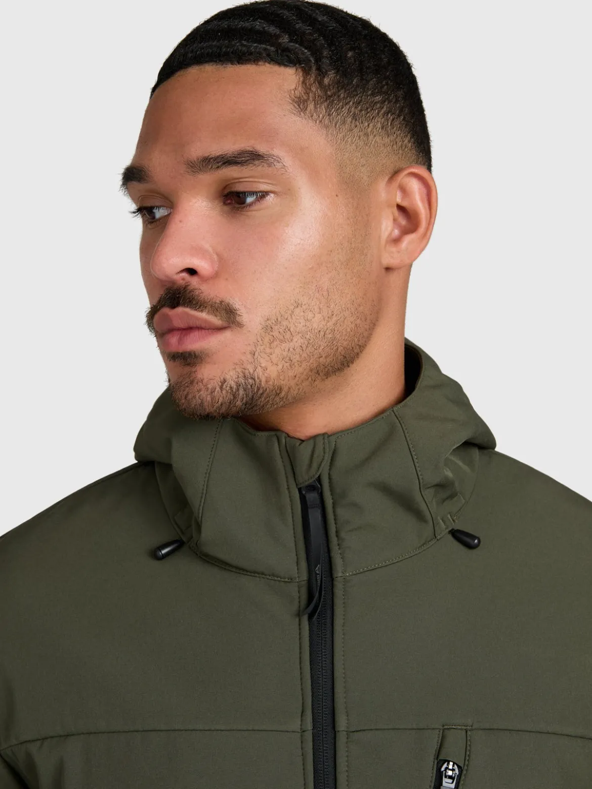 Mick Men Softshell Jacket | Deep Green