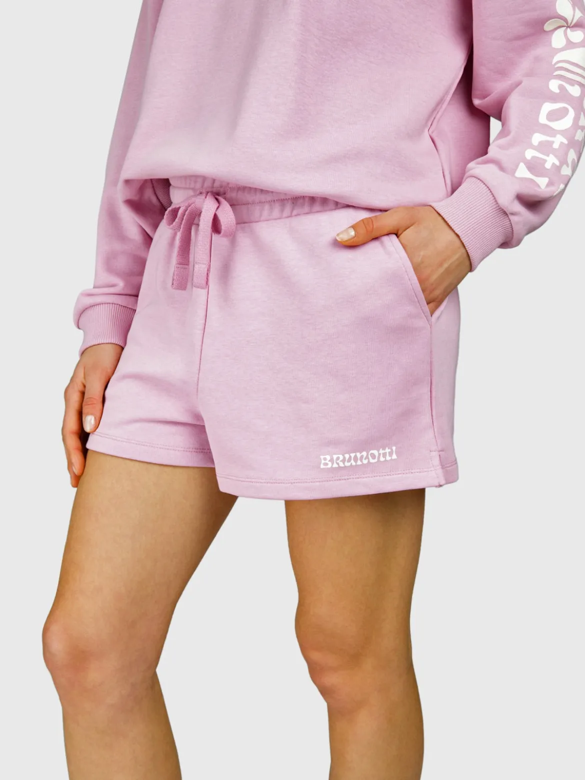 Milly Dames Sweat Short | Mauve Mist