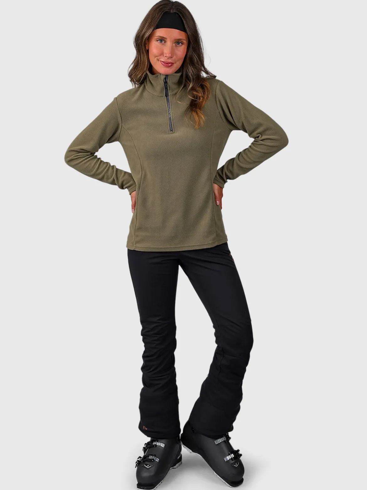 Misma Dames Fleece | Dusky Green