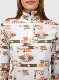 Misma-Print Dames Fleece | Leopard Snow