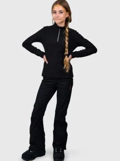 Mismy Girls Snow Fleece | Black