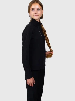 Mismy Girls Snow Fleece | Black