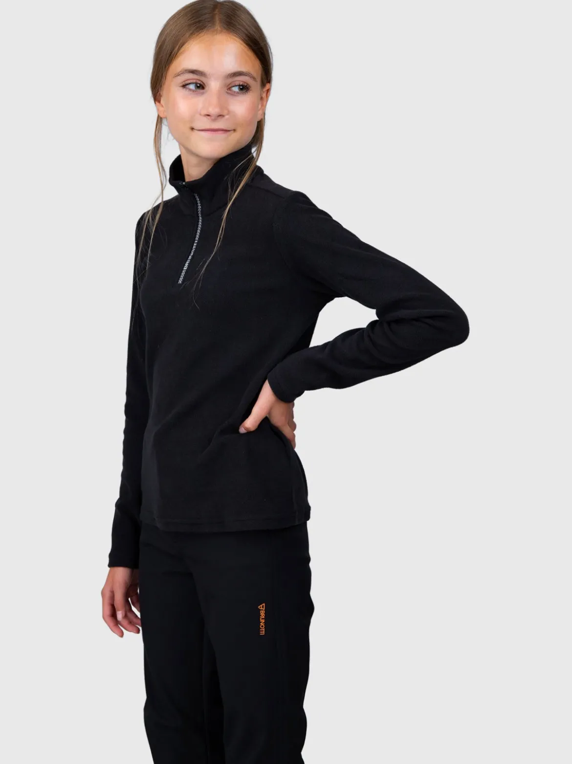 Mismy Meisjes Fleece | Zwart