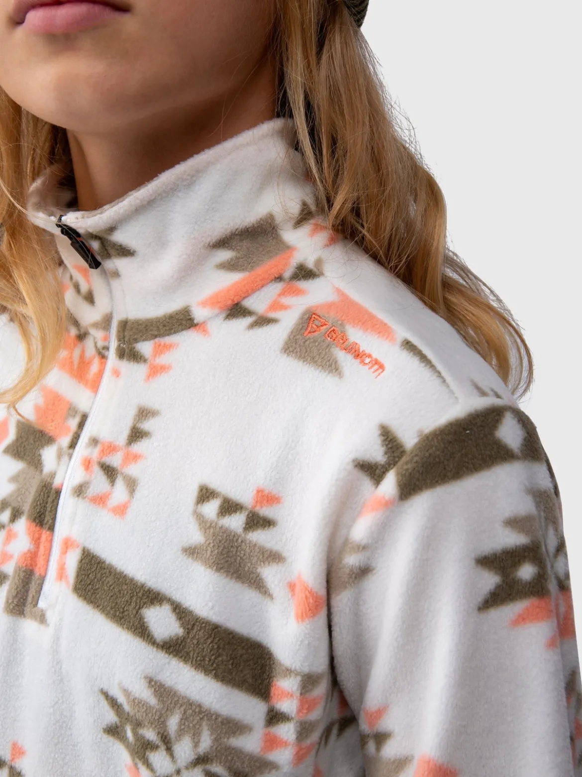 Mismy-Print Meisjes Fleece | Arctic Desert Flower