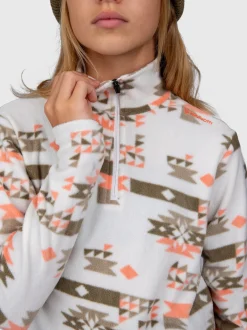 Mismy-Print Meisjes Fleece | Arctic Desert Flower
