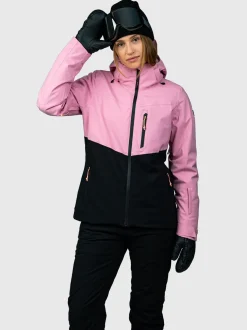 Montacia Dames Ski Jas | Dusty Pink