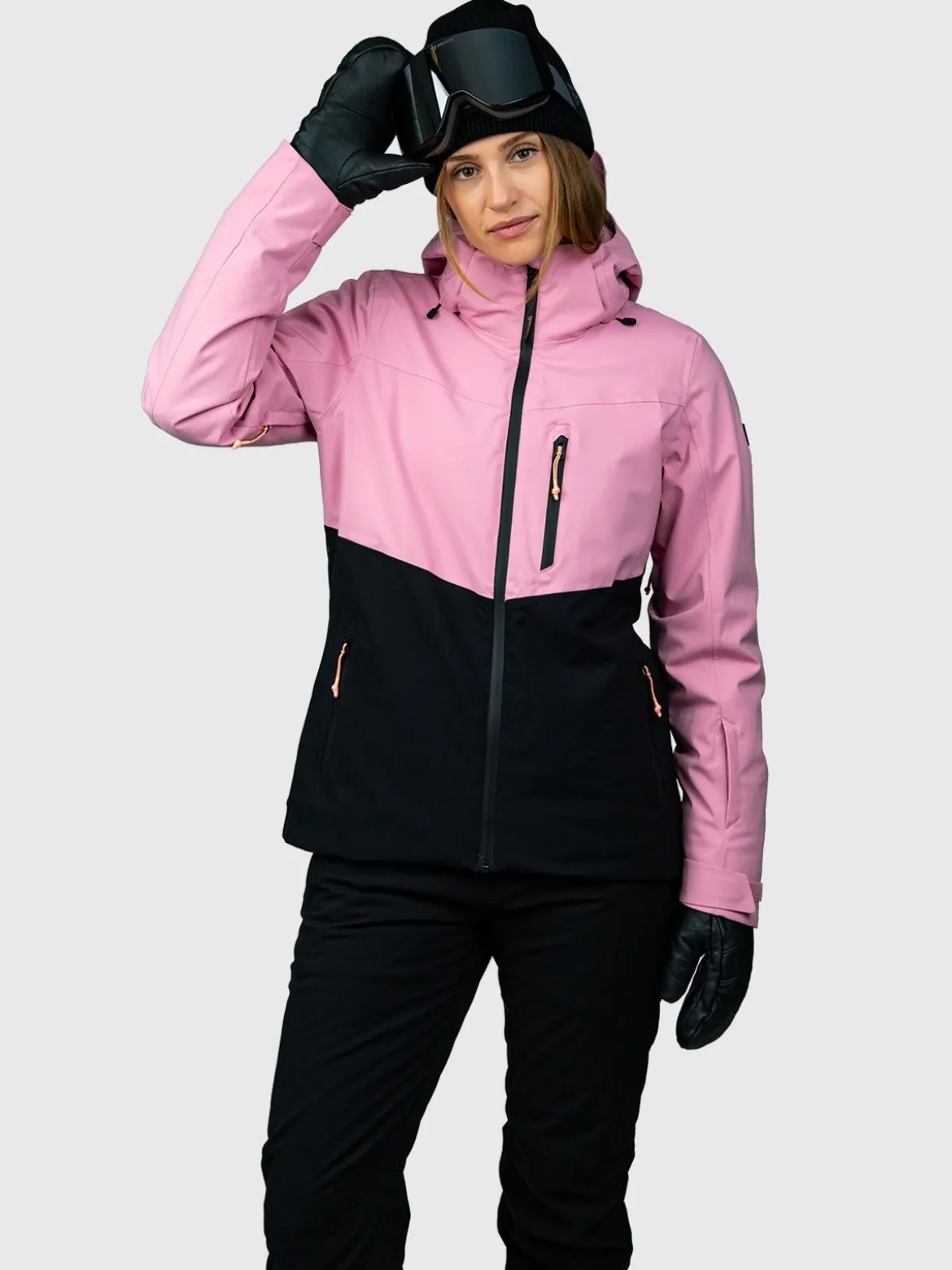 Montacia Dames Ski Jas | Dusty Pink