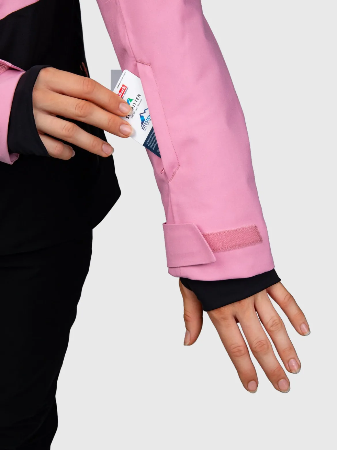 Montacia Dames Ski Jas | Dusty Pink