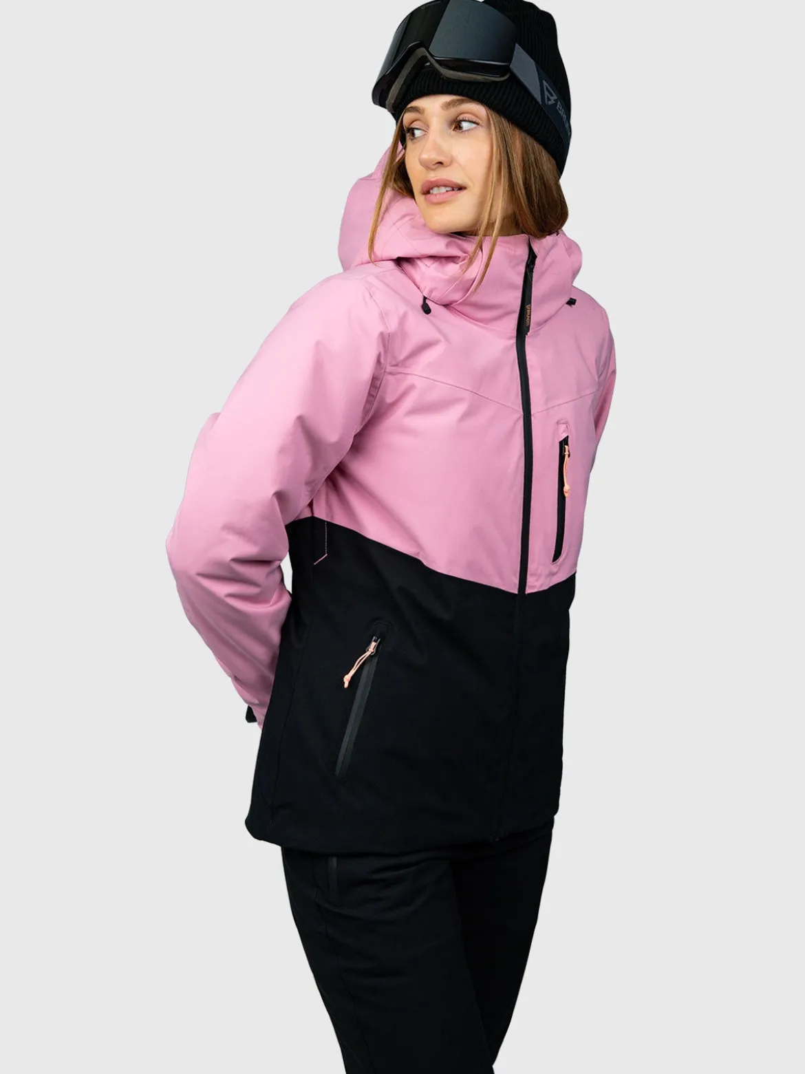 Montacia Dames Ski Jas | Dusty Pink