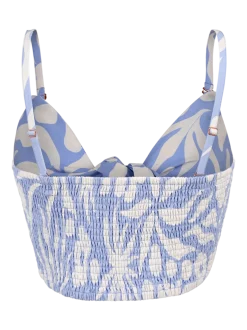 Nadine-Swirl Dames Top | Bluebell