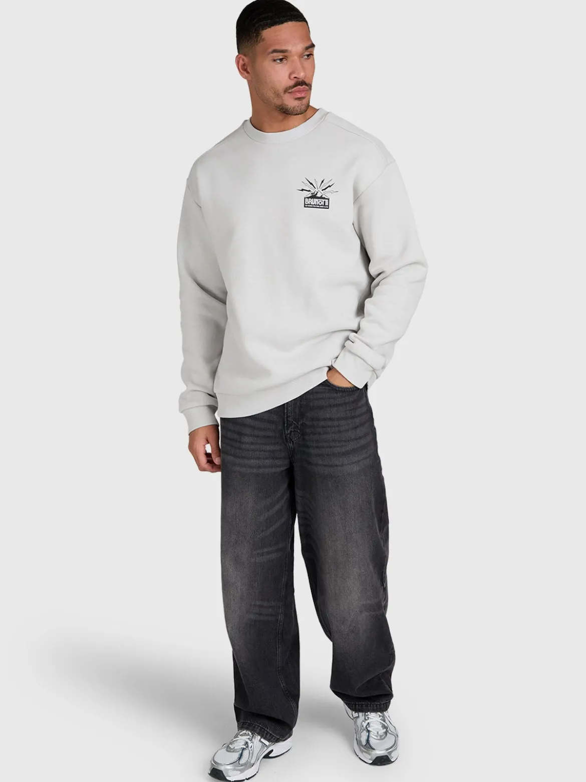 Naldo Men Sweater | Soft Grey