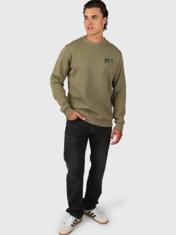 Navaldor Heren Sweater | Dusky Green
