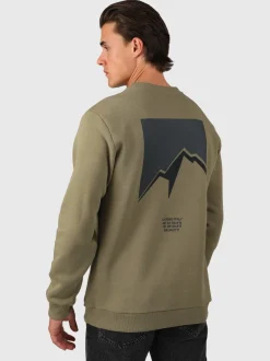 Navaldor Heren Sweater | Dusky Green