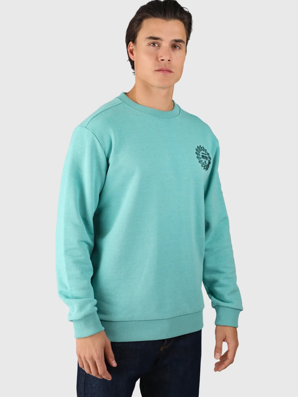 Naval Heren Sweater | Bottle Green