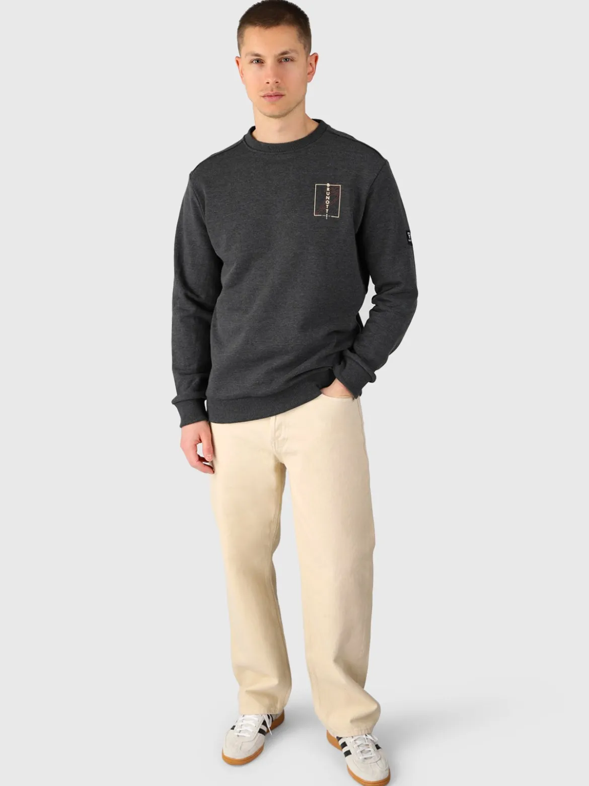 Naval Heren Sweater | Pirate Black